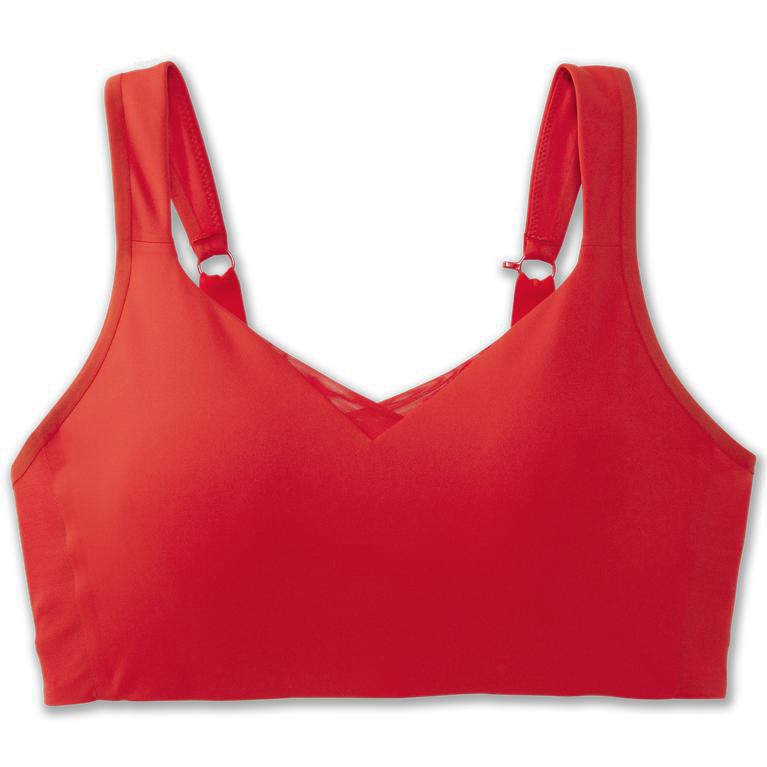 Brooks Women's Drive Convertible Running Bra Singapore - Jamberry/Red (40572-DPOL)